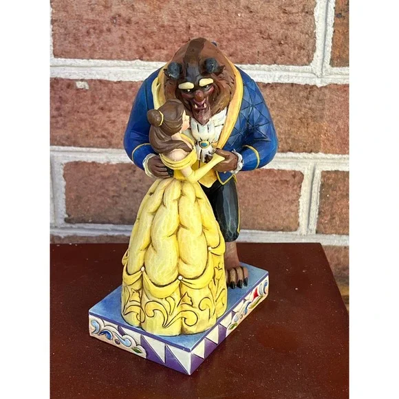 Disney Traditions Belle & The Beast Love Conquers All Figurine - Jim Shore - Picture 2 of 11